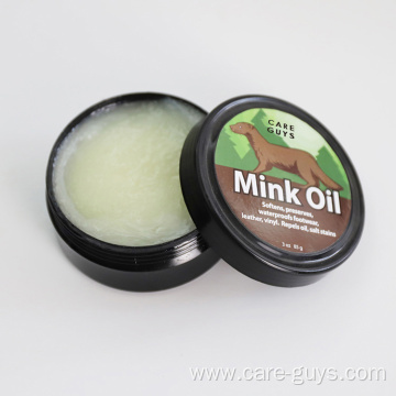 Mink Oil For Leather Boots Shoes Waterproof Leather